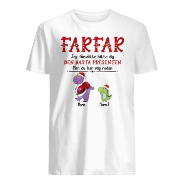 Personlig t-shirt til bedstefar | Personlige gaver til bedstefar | Den bedste gave til bedstefar