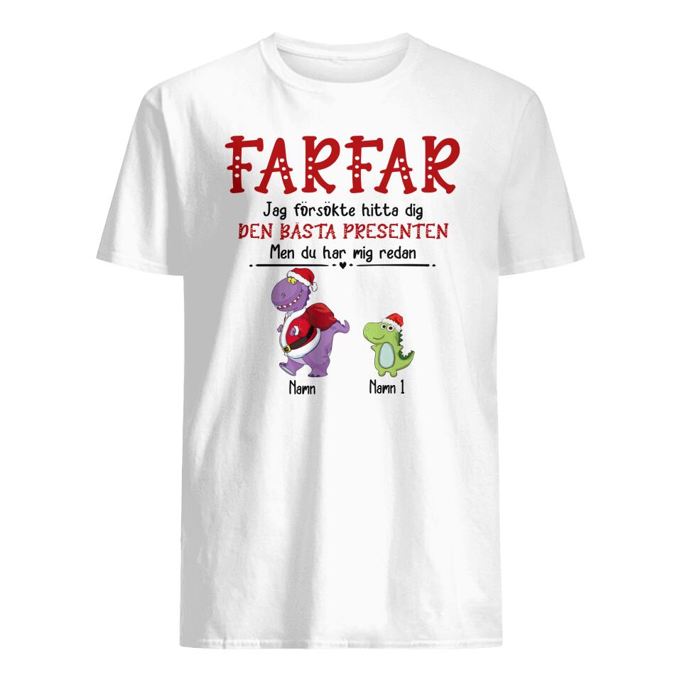 Personlig t-shirt til bedstefar | Personlige gaver til bedstefar | Den bedste gave til bedstefar
