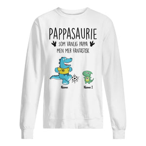 Pappasaurie fotbollsspelare - Personlig T-shirt till Pappa