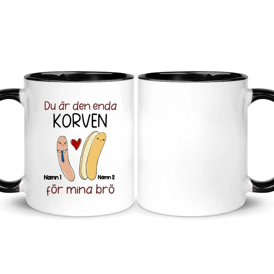 Personlig krus for par | Personlige gaver til par | Du er den eneste pølsen