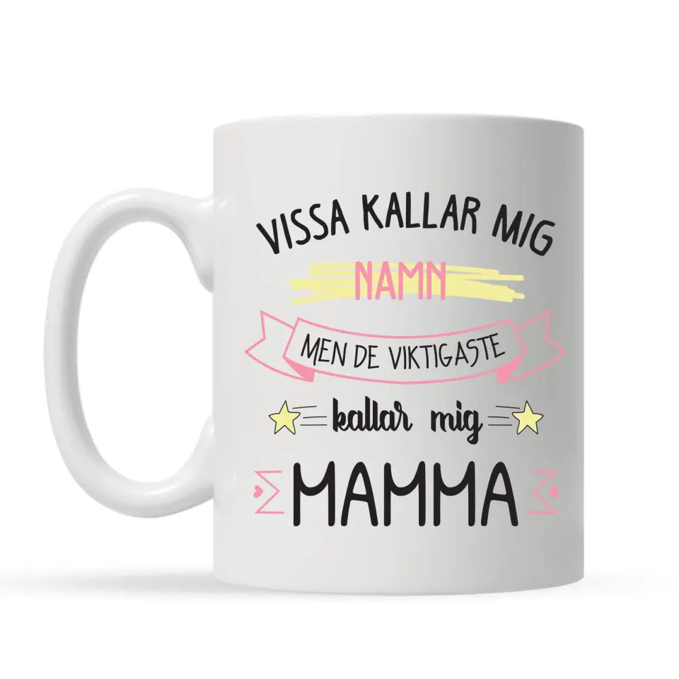 Personlig krus til mamma - Calling me Mom 