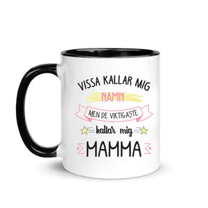 Personlig mugg till mamma | Personlig presenter till Mamma | Kallar mig Mamma