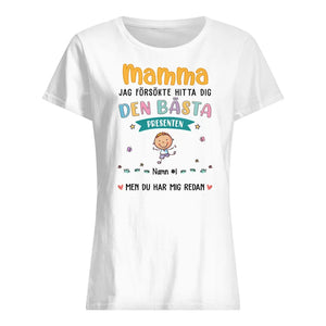 Personlig T-shirt till Mamma | Personlig present till Mor | Mamma presenten