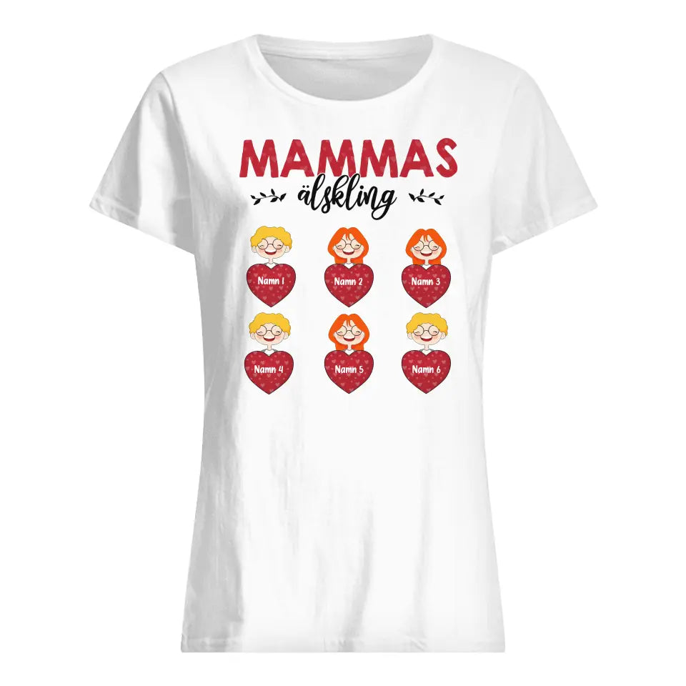 Personlig T-shirt till Mammas | Personlig present till Mammas | Mammas älskling