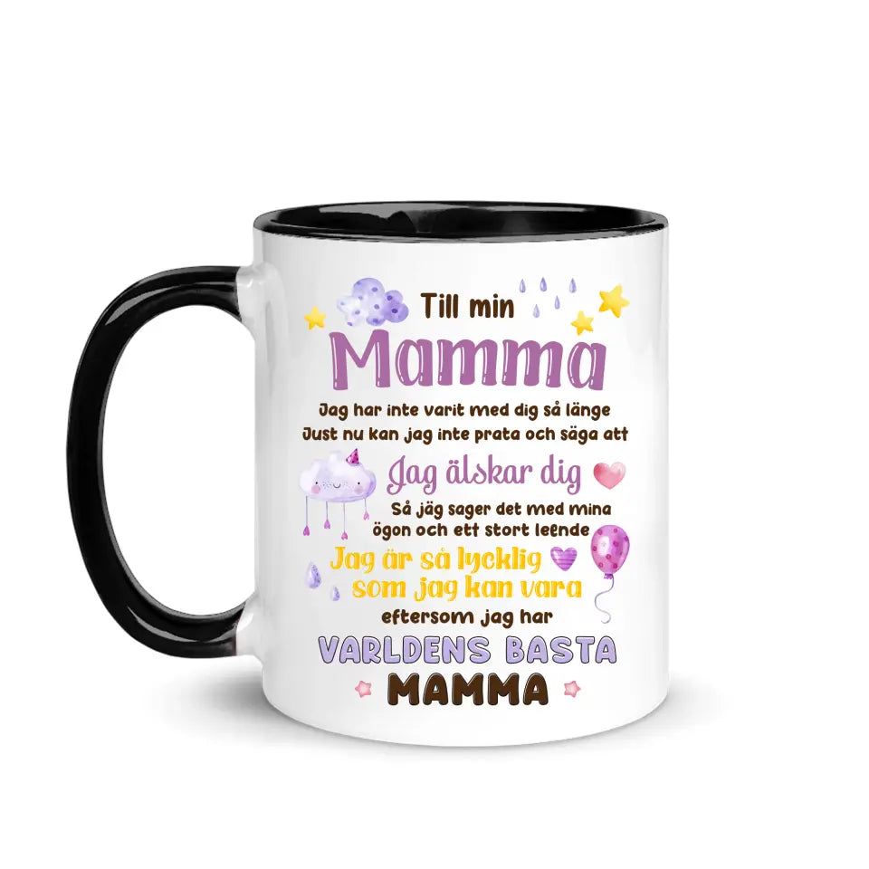 Personlig krus for en nybakt mor | Personlige gaver til mamma | Verdens beste mamma