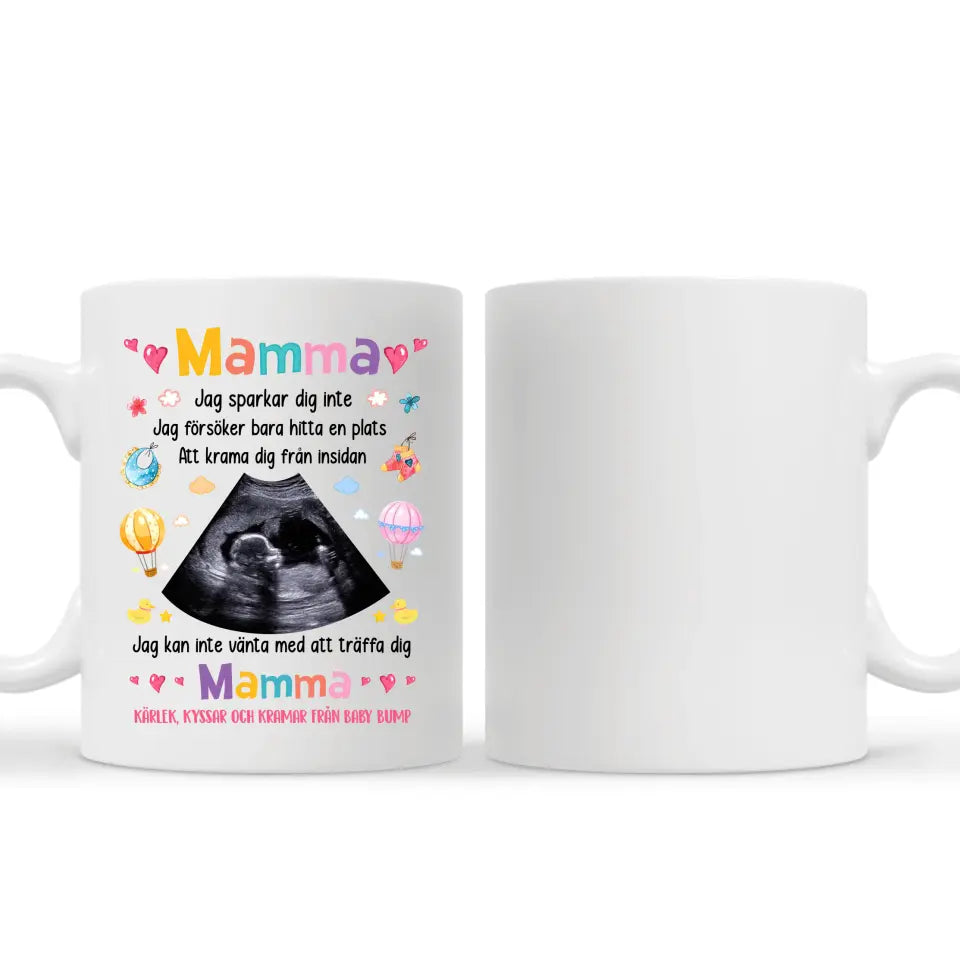 Personlig krus til mamma | Personlig gave til mor | Mamma jeg sparker deg ikke