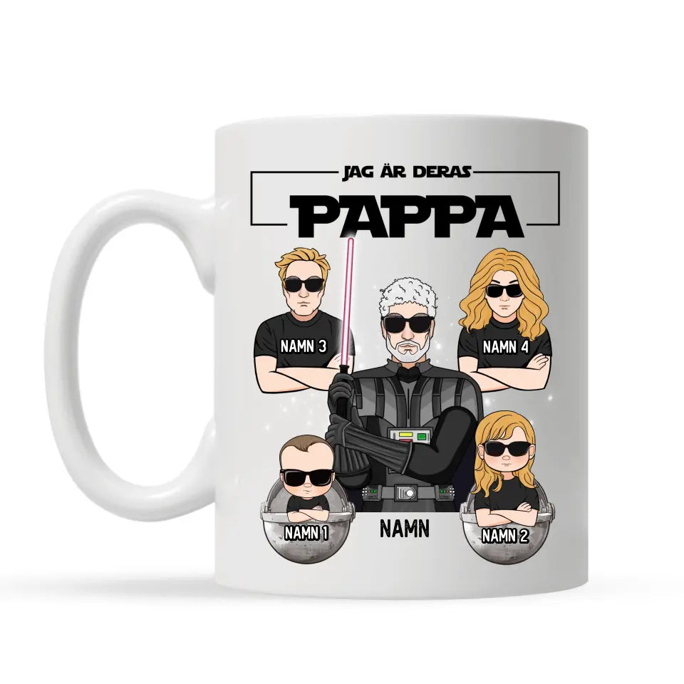 Jag är din pappa - Personlig mugg till Pappa