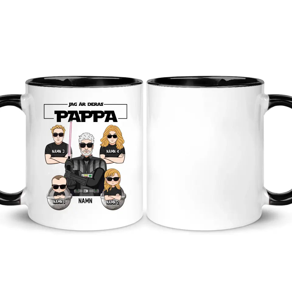 Jag är din pappa - Personlig mugg till Pappa