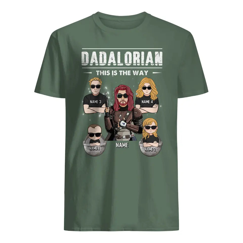 Personalized T-shirt for Dad | Personalized gift for Father | Dadalorian This is the way