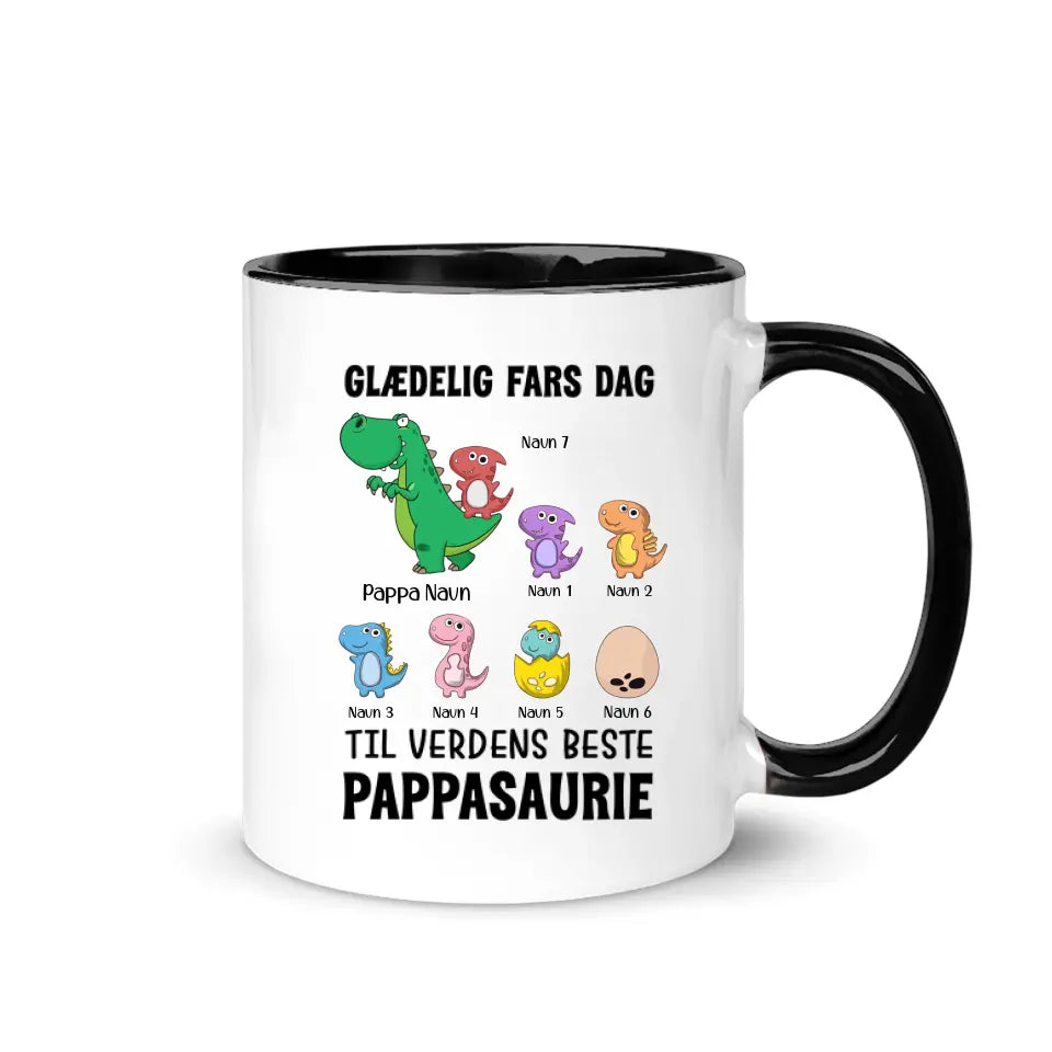 Personlig T skjorte til Pappa | Tilpasse gave til Far | Verdens beste pappasaurie