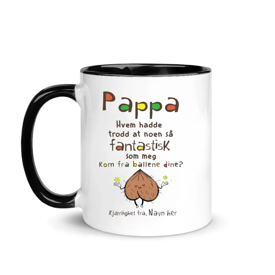 Personlig Pappa Kopp | Tilpassegave til pappa | Morsomt krus pappa fantastisk
