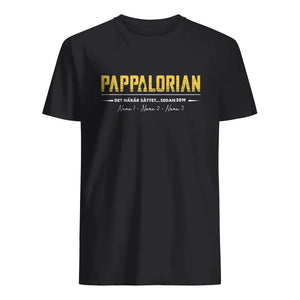 Personlig t-shirt till pappa | Personlig present till far | Pappalorian  Det här är sättet ... Sedan