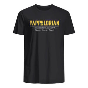 Personlig t-shirt till pappa | Personlig present till far | Pappalorian  Det här är sättet ... Sedan