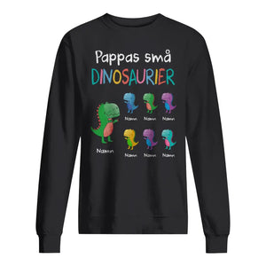 Pappas små dinosaurier - Personlig T-shirt till Pappa