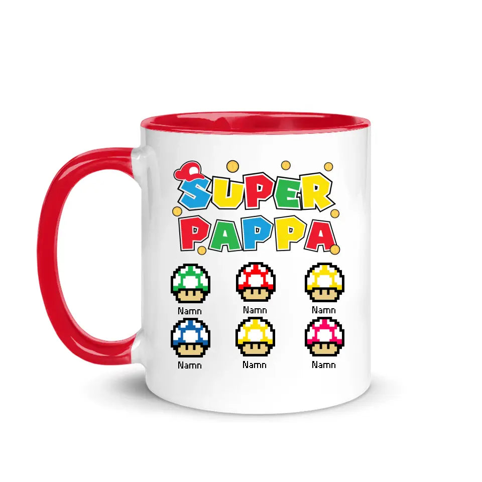 Super pappa - Personlig mugg till Pappa