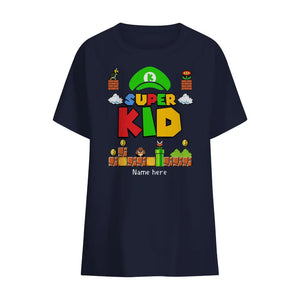 Super Dad Kid - Matchande T-shirt till Pappa och son/dotter