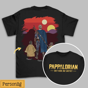 Pappalorian Det här är sättet - Personlig T-shirt till Pappa