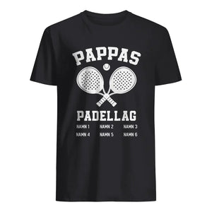 Personlig t-shirt till pappa - Pappas padellag enkel