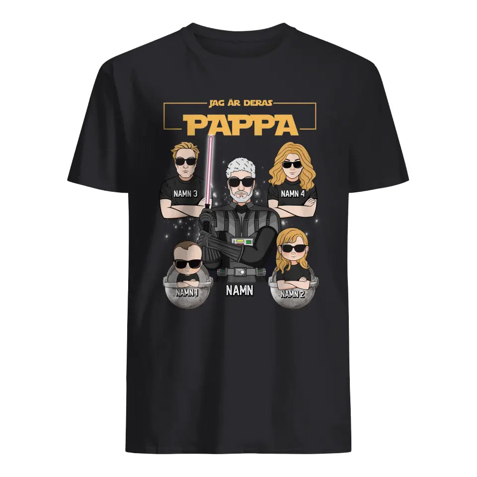 Personlig t-shirt till pappa | Personlig present till far | I Am Your Father