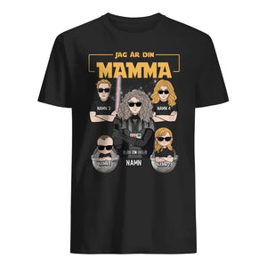 Personlig t-shirt till Mamma | Personlig present till Mor | Jag är din mamma