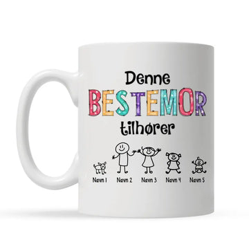 Personlig Bestemor Kopp | Tilpasse gave til Bestemor | Denne Bestemor