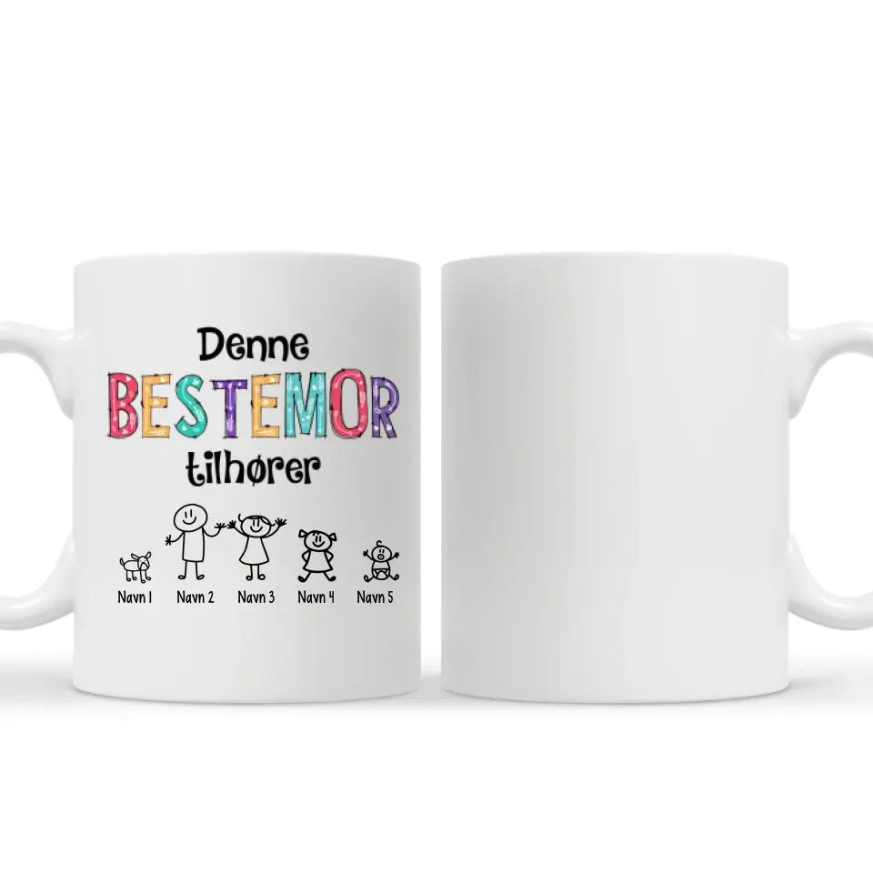 Personlig bedstemorkop | Tilpas gave til bedstemor | Denne bedstemor