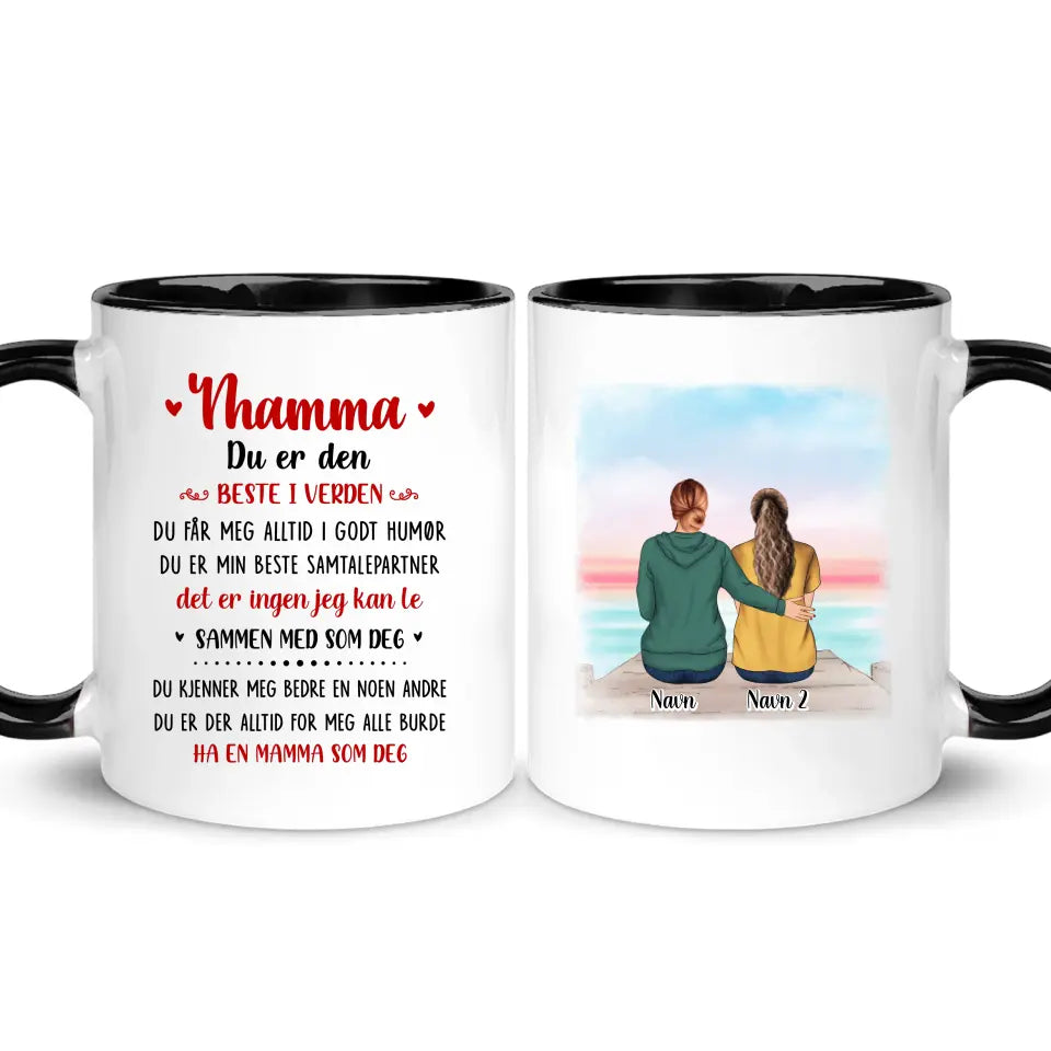 Personlig Mamma Kopp | Tilpasse gave til Mor | Mamma Du er den beste i verden