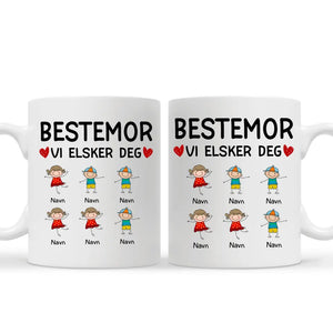 Personlig Bestemor Kopp | Tilpasse gave til Bestemor | Bestemor Vi elsker deg