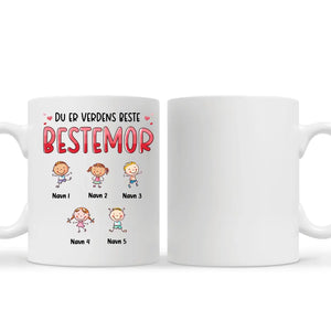 Personlig bestemorkopp | Tilpass gave til bestemor | Bestemor Vi elsker deg kopi