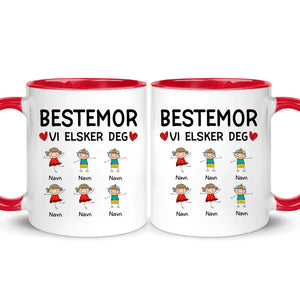 Personlig Bestemor Kopp | Tilpasse gave til Bestemor | Bestemor Vi elsker deg