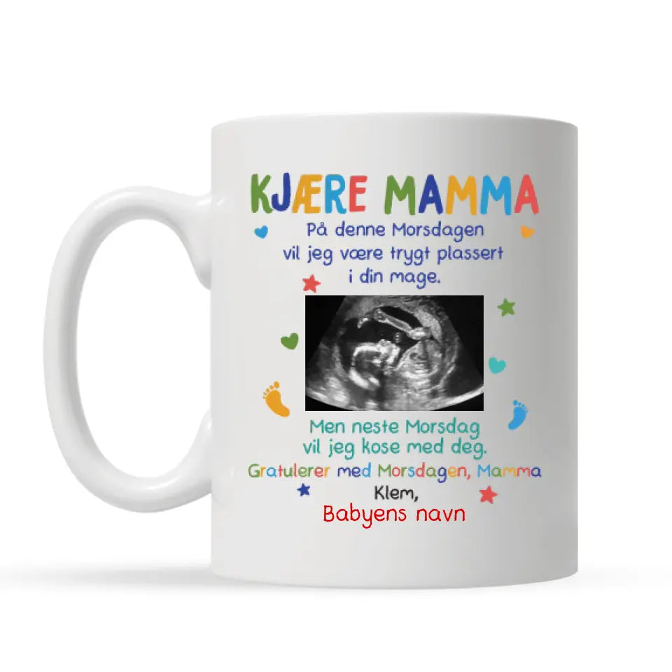 Personlig Nybakt mamma Kopp | Tilpasse gave til Nybakt mor | Jeg gleder meg til å møte deg Mamma