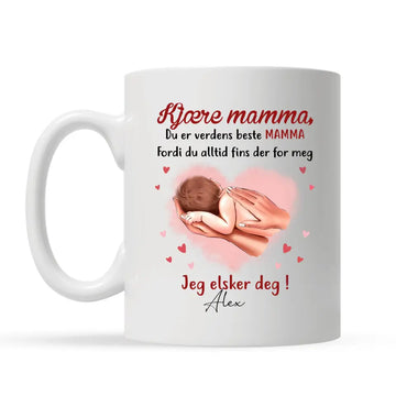 Personlig Nybakt mamma Kopp | Tilpasse gave til Nybakt mor | Du er verdens beste Mamma