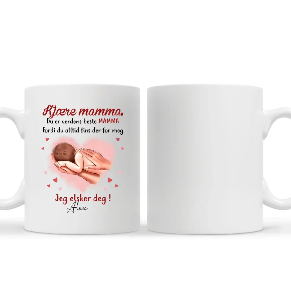 Personlig Nybakt mamma Kopp | Tilpasse gave til Nybakt mor | Du er verdens beste Mamma