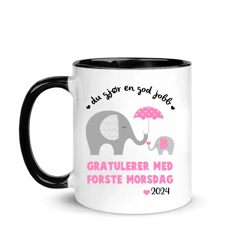 Personlig Nybakt mamma Kopp | Tilpasse gave til Nybakt mor | du gjør en god jobb Gratulerer med første morsdag