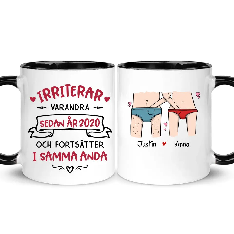 Personlig krus for par | Irritere hverandre ... Og fortsett i samme ånd