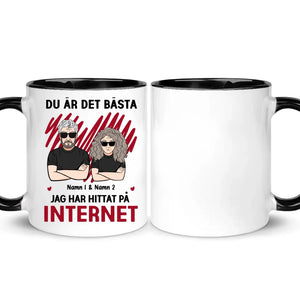 Personlig mugg till par | Du är det bästa jag har hittat på Internet