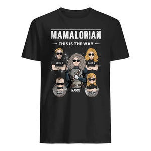 Personlig t-shirt till Mamma | Personlig present till Mor | Mamalorian this is the way