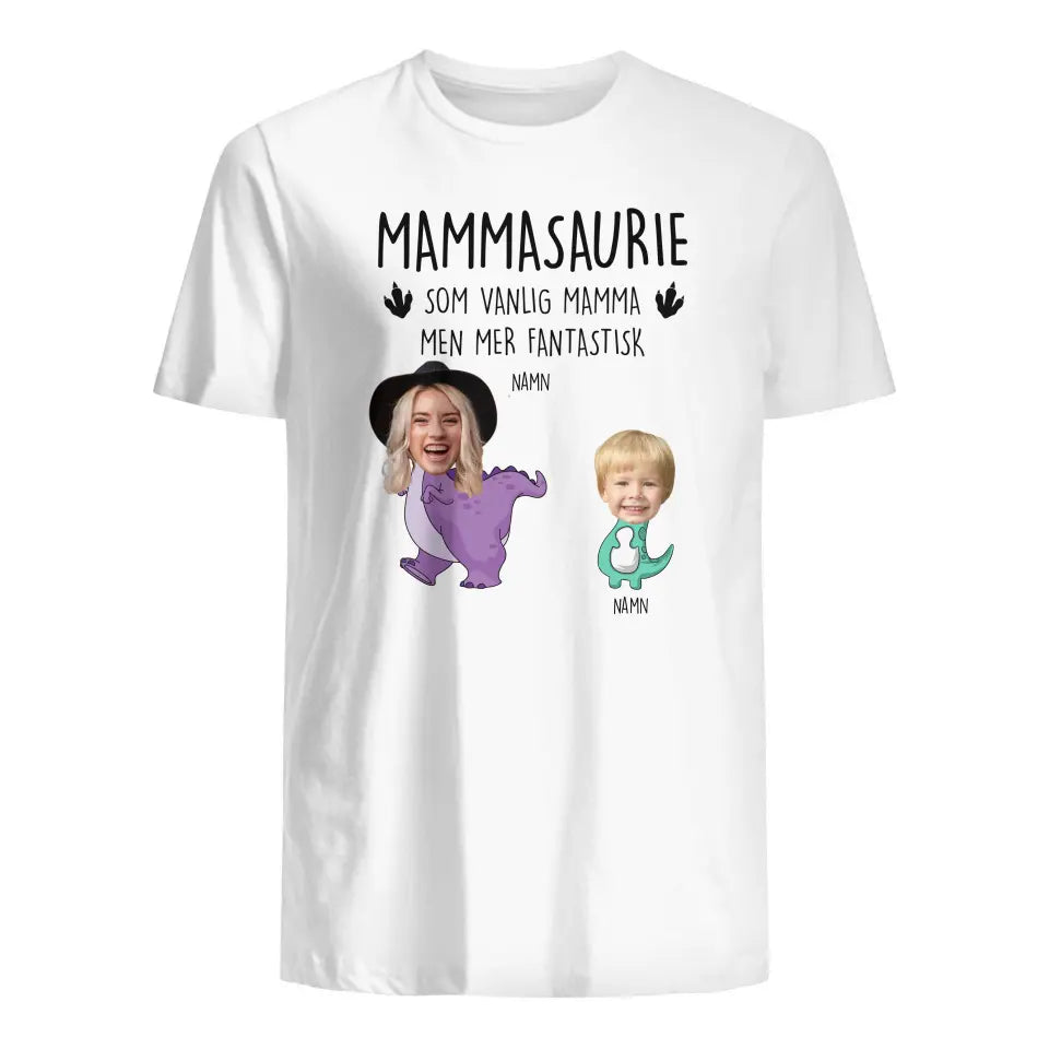 Personlig foto t-shirt för mamma | Mammasaurie