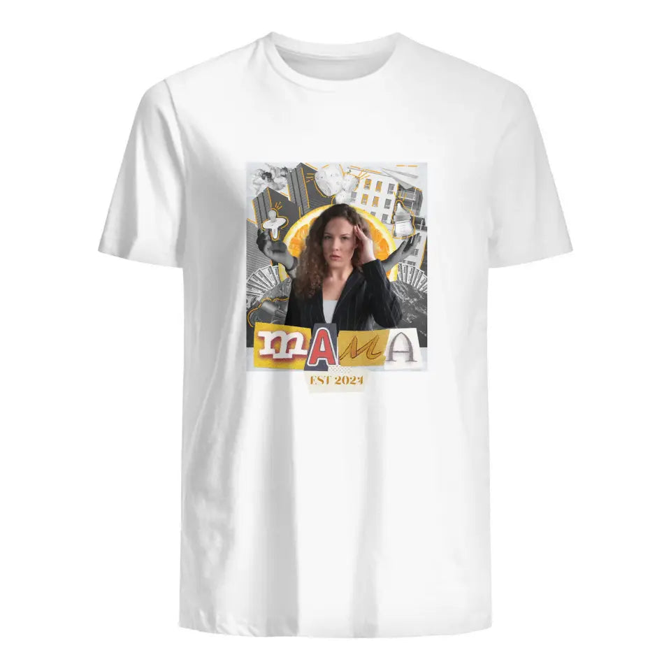 Personlig foto t-shirt för mamma | Mamma 2024