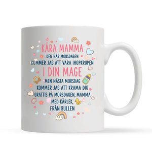 Personlig mugg till mamma| Glad mors dag Jag älskar dig