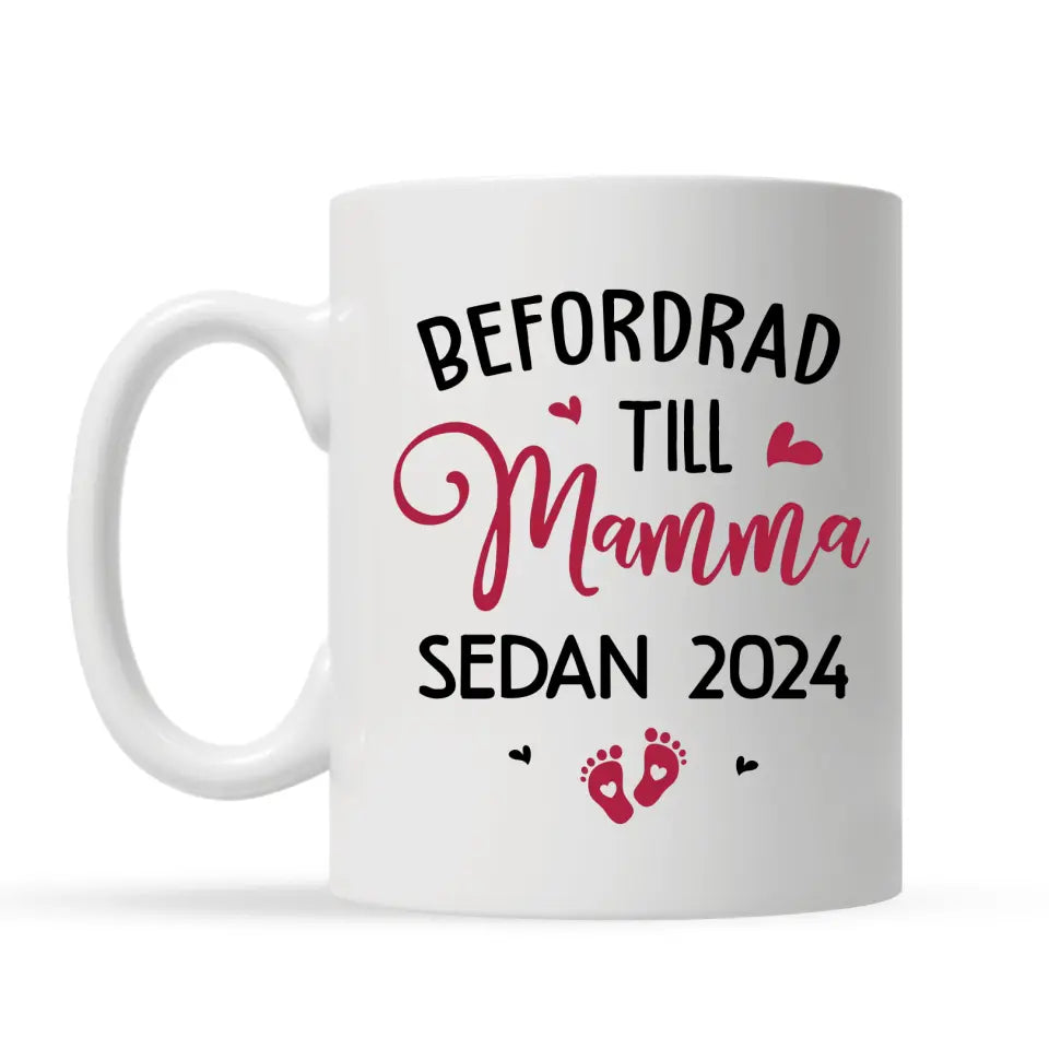 Personlig krus til mamma | Forfremmet til mamma-bilde