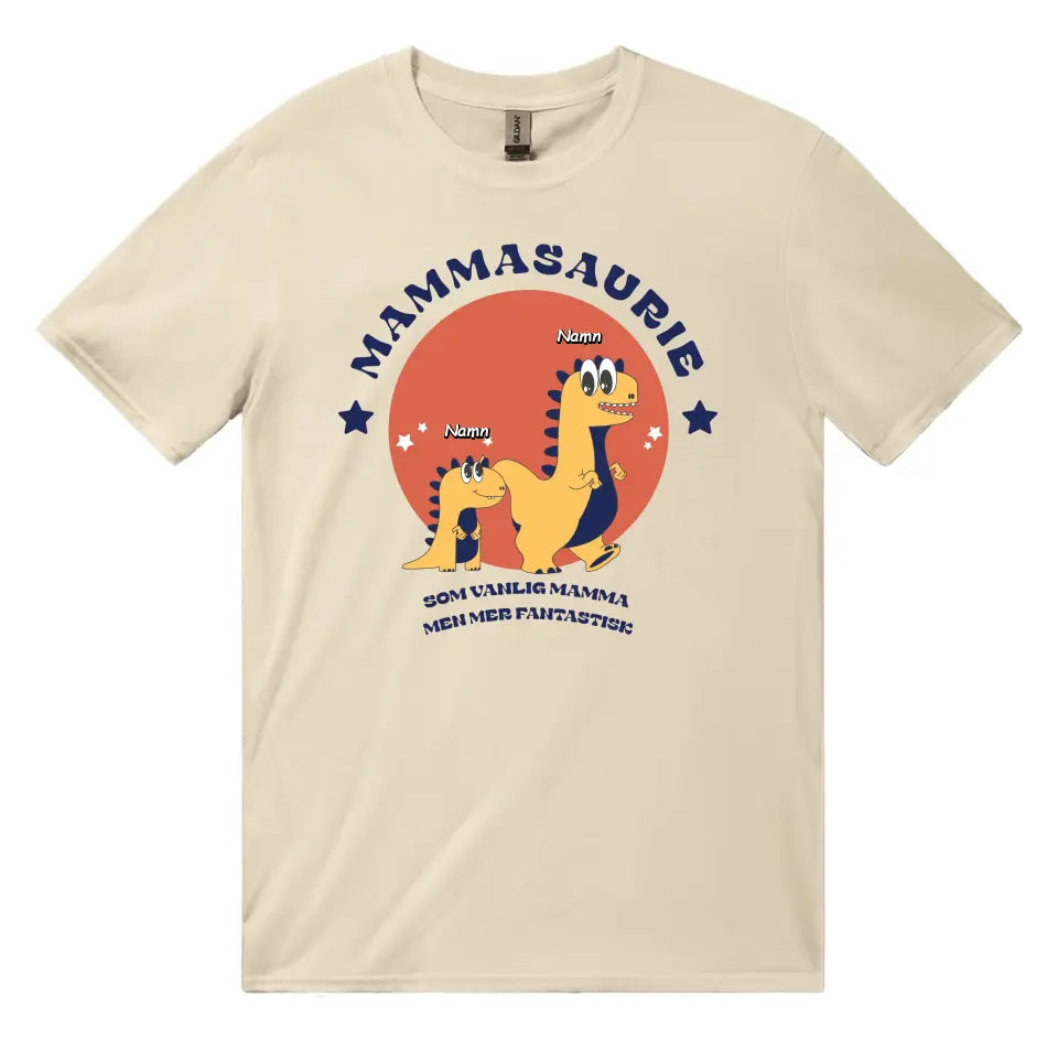 Personlig t-shirt för Mamma | Mammasaurie ver2