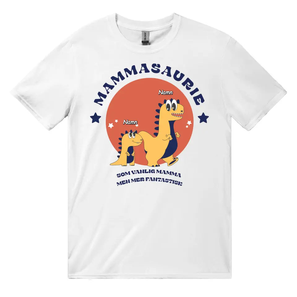 Personlig t-shirt för Mamma | Mammasaurie ver2