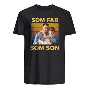 Personlig t-shirt till pappa | Som far som son/dotter foto