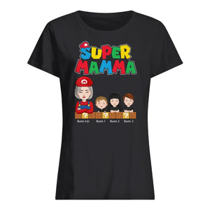 Personlig t-shirt för mamma | Super Mommio ver 2