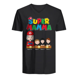 Personlig t-shirt för mamma | Super Mommio ver 2