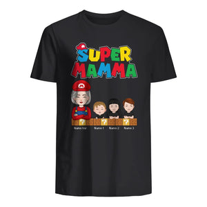 Personlig t-shirt för mamma | Super Mommio ver 2