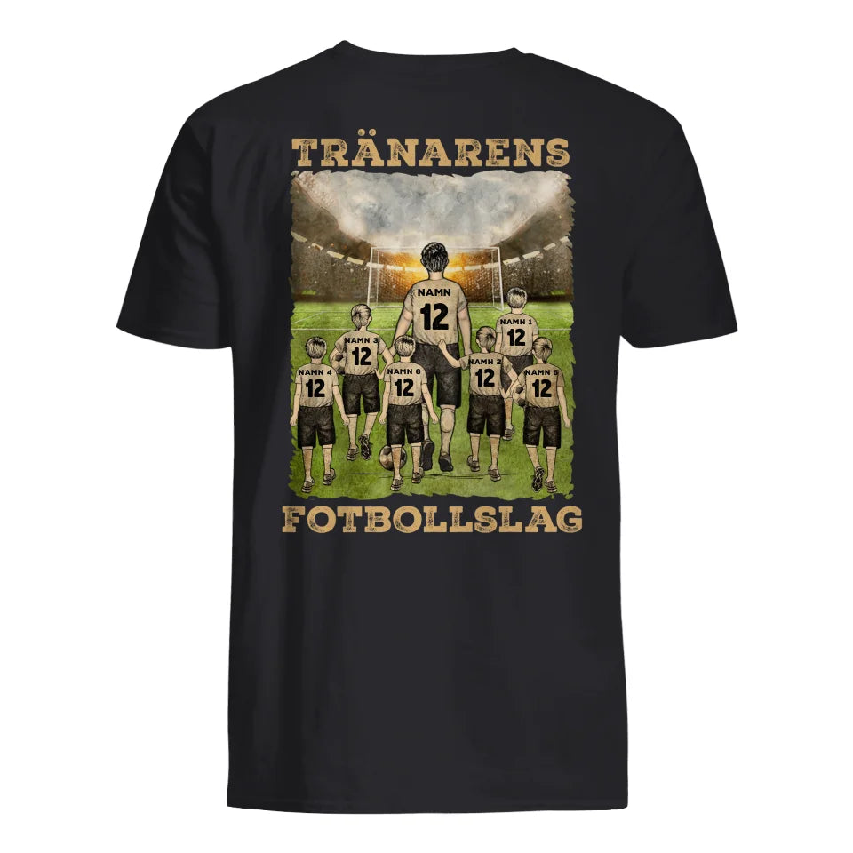 Personlig t-shirt till Tränare | Tränarens Fotbollslag