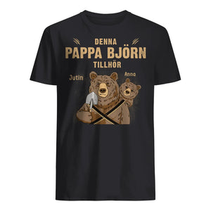 Pappa Björn - Personlig T-shirt till Pappa