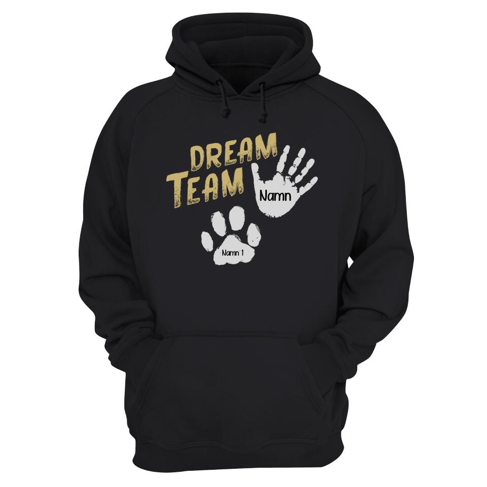 Personlig Cat Lover hettegenser | Personlige gaver til hundeelskere |Dream team 